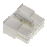 Molex, Mini-Fit Jr Female Connector Housing, 4.2mm Pitch, 10 Way, 2 Row