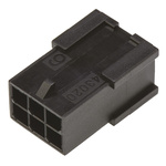 Molex, Micro-Fit 3.0 Male Connector Housing, 3mm Pitch, 6 Way, 2 Row
