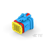 TE Connectivity, NTSEAL Automotive Connector Socket 20 Way, Solder Termination