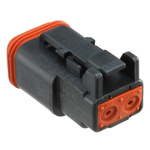 TE Connectivity, DEUTSCH, DEUTSCH DT Automotive Connector Socket 2 Way, Wire Termination