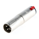 Neutrik AV Adapter, Female 1/4 in Stereo to Male XLR