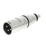 Neutrik AV Adapter, Male XLR to Female RCA