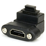 RS PRO Right Angle HDMI Adapter, Female HDMI to Female HDMI
