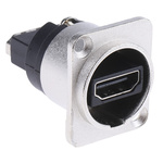 RS PRO 2 Way Female Feedthrough HDMI Connector