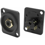 RS PRO Jack Connector 3.5 mm Panel Mount Mono Socket, 2Pole
