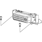 Female Right Angle DVI Connector 29 Way 3A 40 V ac