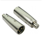 RS PRO AV Adapter, Female RCA to Male XLR