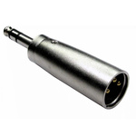 RS PRO AV Adapter, Male 1/4 in Stereo to Male XLR