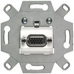 Siemens 1 Way Female VGA Audio & Video Faceplate