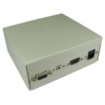 RS PRO 4 Way Female 3.5 mm Stereo Socket,HDMI, RJ 45, VGA Audio & Video Faceplate