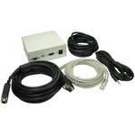 RS PRO 4 Way Female Audio & Video Faceplate