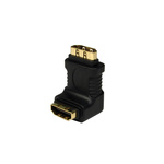 RS PRO Right Angle HDMI Adapter, Female HDMI to Female HDMI
