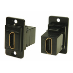 RS PRO Type A 2 Way Female to Female HDMI Connector