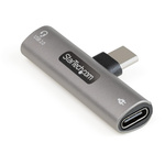 StarTech.com Tee AV Adapter, Male USB-C to Female USB-C