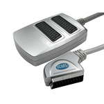 RS PRO A/V Connector Adapter, Male SCART to Female 2 x SCART