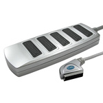 RS PRO A/V Connector Adapter, Male SCART to Female 5 x SCART