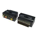 RS PRO A/V Connector Adapter, Male SCART to Female 3 x RCA & SVHS