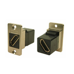 RS PRO 35.5 mm x 19 mm x 31 mm 1 Way Female to Female Feedthrough HDMI Connector 40 V ac
