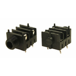 RS PRO Jack Plug 6.35 mm Panel Mount Mono Type Jack Socket Socket 5A