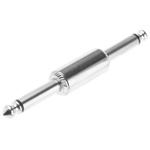 Neutrik AV Adapter, Male 1/4 in Mono to Male 1/4 in Mono