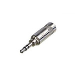 RS PRO Jack Connector 3.5 mm Cable Mount Stereo Plug, 3Pole