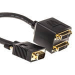 RS PRO AV Adapter, Male VGA to Female DVI-I