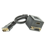 RS PRO AV Adapter, Male DVI-D to Female DVI-D, HDMI