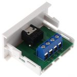 RS PRO Single Gang 1 Way Female 3.5 mm Stereo Audio Jack Faceplate
