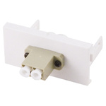 RS PRO Single Gang 2 Way Female LC Faceplate