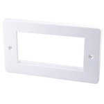 RS PRO Double Gang 2 Way Faceplate