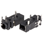 RS PRO Jack Connector 3.5 mm PCB Mount Composite Video Socket, 4Pole