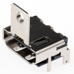 Wurth Elektronik Standard 19 Way Female Right Angle HDMI Connector 40 V
