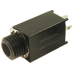 RS PRO Jack Connector 6.35 mm PCB Mount Stereo Socket, 3Pole 5A
