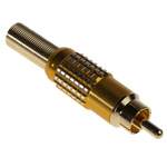 RS PRO Yellow Cable Mount RCA Plug