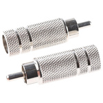 RS PRO Cable Mount RCA Plug, Nickel
