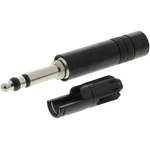 Neutrik Jack Connector 6.35 mm Cable Mount Stereo Plug, 3Pole