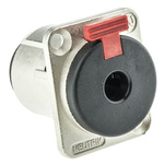 Neutrik Jack Connector 6.35 mm Panel Mount Stereo Socket, 3Pole 10A