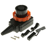 RS PRO Right Angle Cable Mount Loudspeaker Connector Plug, 8 Way, 15A, Screw Down, Solder Termination
