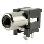 CUI Black Horizontal Through Hole RCA Socket, Tin