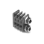 Amphenol Audio Jack Connector 1/4 in PCB Phone Jack Socket 10A