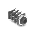 Amphenol Audio Jack Connector 1/4 in Chassis Mount Phone Jack Socket 10A