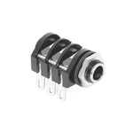 Amphenol Audio Jack Connector 1/4 in Panel Mount Phone Jack Socket 10A