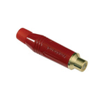 Amphenol Audio Red Cable Mount RCA Socket, Gold, 10A