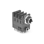 Amphenol Audio Jack Connector 1/4 in PCB Phone Jack Socket 10A