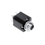 Amphenol Audio Jack Connector 1/4 in PCB Phone Jack Socket 10A