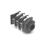 Amphenol Audio Jack Connector 1/4 in PCB Phone Jack Socket 10A