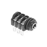 Amphenol Audio Jack Connector 1/4 in PCB Phone Jack Socket 10A