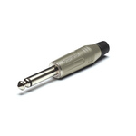 Amphenol Audio Jack Plug 1/4 in Cable Mount Phone Plug Plug 10A