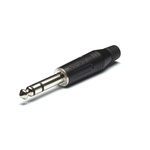 Amphenol Audio Jack Plug 1/4 in Cable Mount Phone Plug Plug 10A
