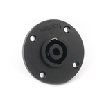 Amphenol Audio Panel Mount Loudspeaker Connector Plug, 4 Way, 30A, Solder Termination